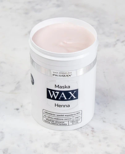 Pilomax WAX Henna maska do włosów zniszczonych ciemnych 240 ml