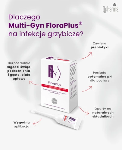 Multi-Gyn FloraPlus żel dopochwowy 5 aplikatorów