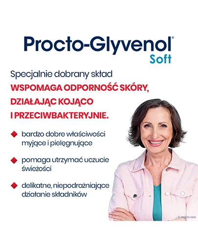 Procto-Glyvenol Soft żel do higieny intymnej dla osób z hemoroidami 180 ml