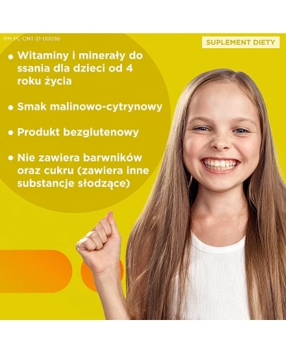 Centrum Junior witaminy i minerały dla dzieci 30 tabletek do ssania