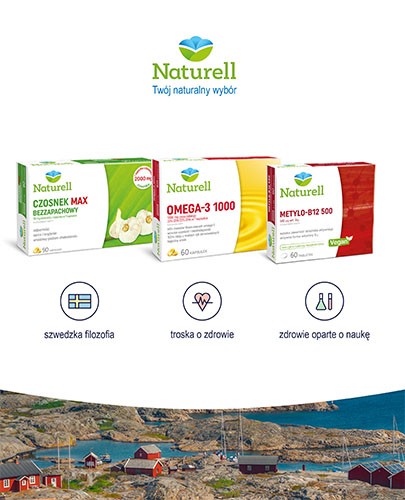 Naturell Rhodiola + B 60 tabletek