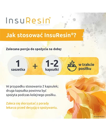 InsuResin 30 saszetek o smaku cytrynowym + 60 kapsułek