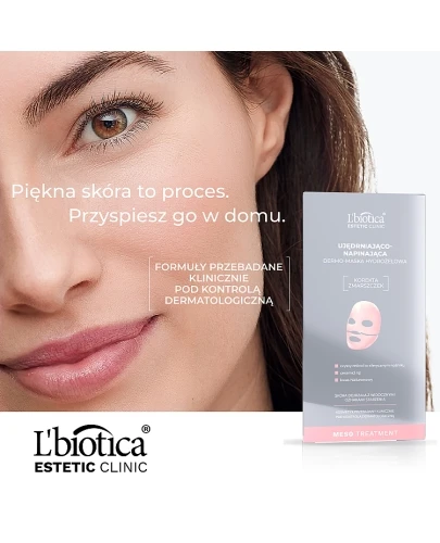 Lbiotica Estetic Clinic Meso Treatment ujędniająco-napinająca dermo-maska hydrożelowa 1 sztuka