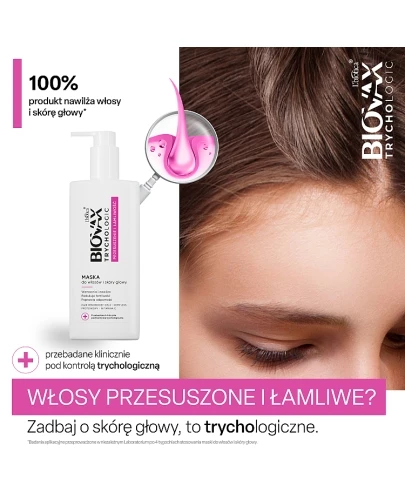 Biovax Trychologic Łupież maska do włosów i skóry głowy 200 ml