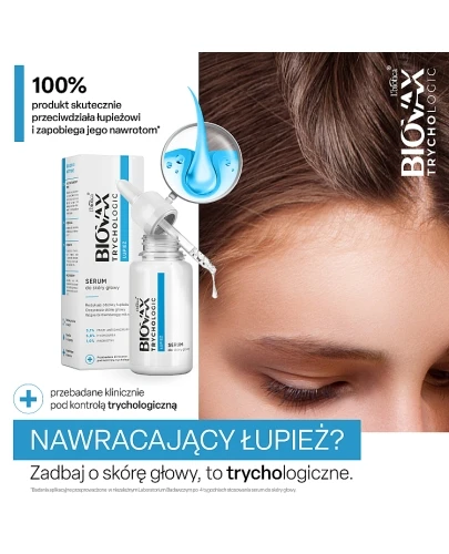 Biovax Trychologic Łupież Serum do skóry głowy 50 ml