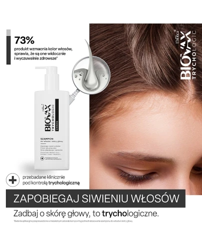 Biovax Trychologic Siwienie szampon do włosów i skóry głowy 200 ml