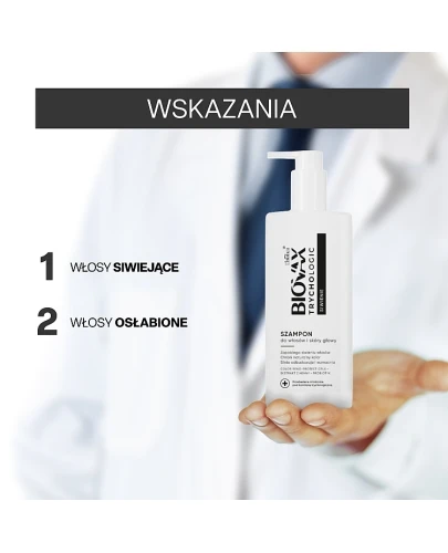 Biovax Trychologic Siwienie szampon do włosów i skóry głowy 200 ml