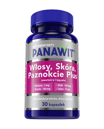 Panawit Włosy Skóra Paznokcie Plus 30 kapsułek