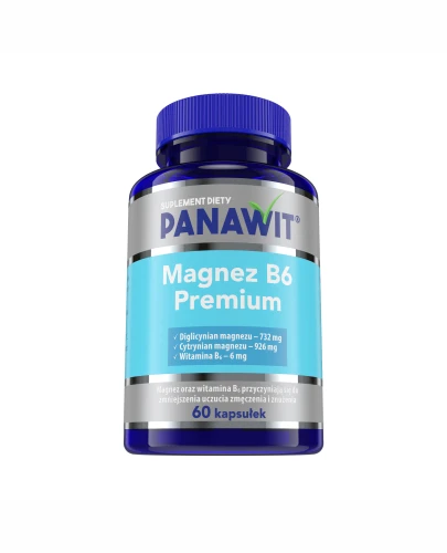 Panawit Magnez B6 Premium 60 kapsułek