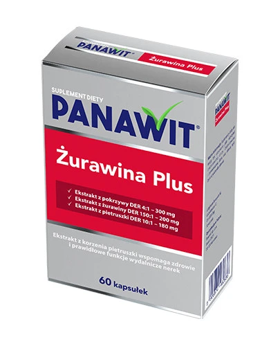 Panawit Żurawina Plus 60 kapsułek