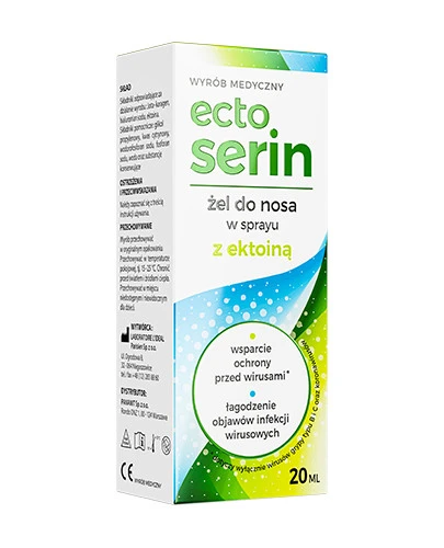 Panawit Ectoserin Żel do nosa w sprayu 20 ml