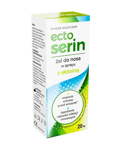 Panawit Ectoserin Żel do nosa w sprayu 20 ml