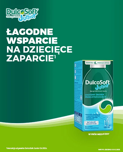 DulcoSoft Junior Makrogol 4000 na zaparcia 3 x 100 ml [3-PAK]