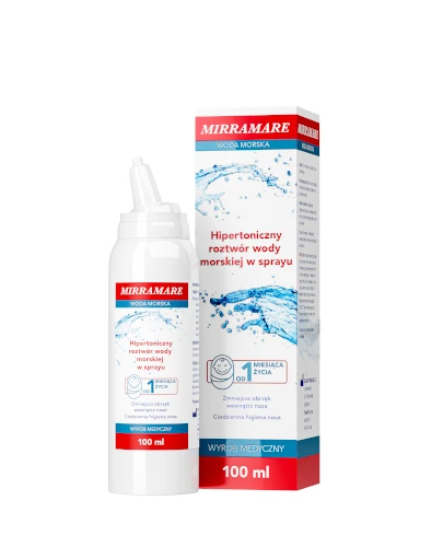 Mirramare Hipertoniczny roztwór wody morskiej w sprayu 100 ml