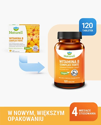 Naturell Witamina B Complex Forte 120 tabletek