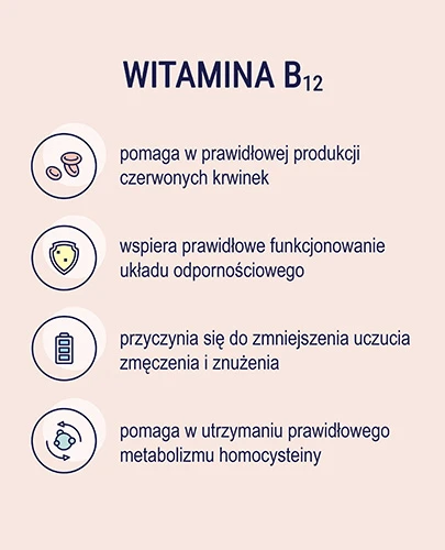 Naturell Witamina B12 Forte 120 tabletek do żucia