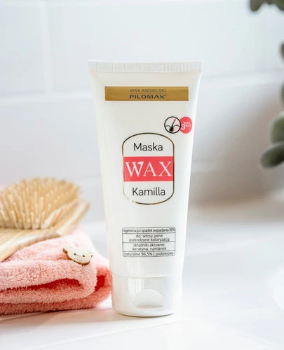 Wax Angielski Pilomax Kamilla maska regenerująca do włosów farbowanych jasnych 200 ml