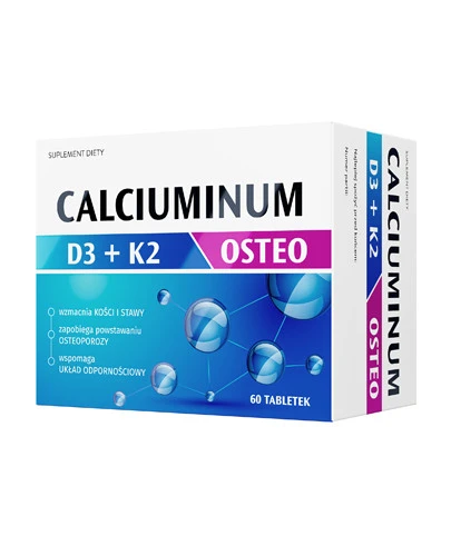 Calciuminum Osteo D3 + K2 60 tabletek