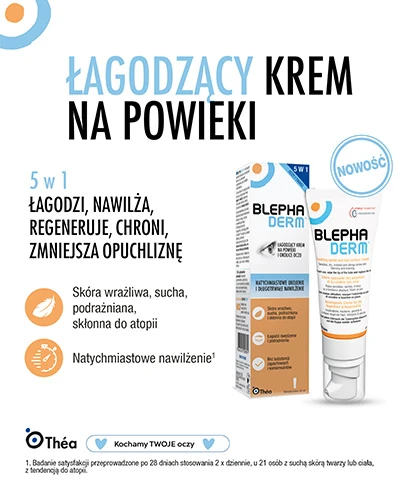 Blephaderm łagodzący krem na powieki i okolice oczu 40 ml