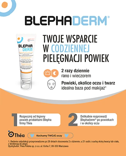 Blephaderm łagodzący krem na powieki i okolice oczu 40 ml