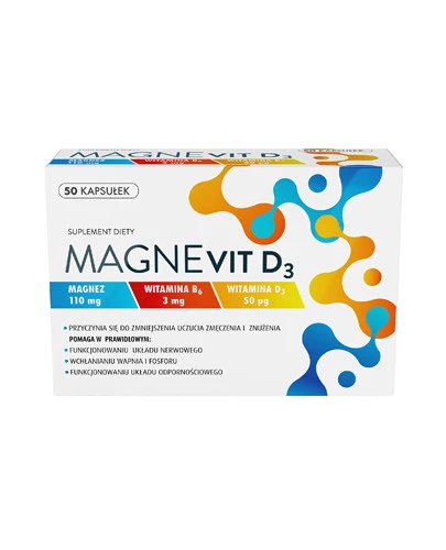 Magnevit D3 50 kapsułek