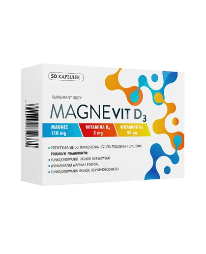 Magnevit D3 50 kapsułek