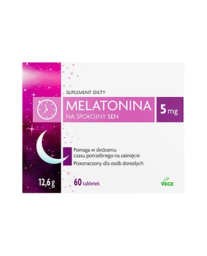 Nature Pharm Melatonina 5 mg  60 tabletek