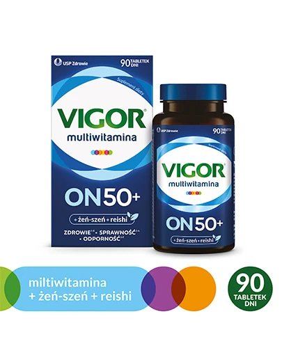 Vigor Multiwitamina On 50+ 90 tabletek