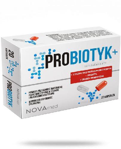 Novamed Probiotyk Plus 20 Kapsułek Data Ważności 30 09 2021 Niska Cena Drogeriawaptekapl 8685