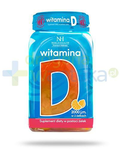 Noble Health Witamina D W żelkach Dla Dzieci I Dorosłych 180 G